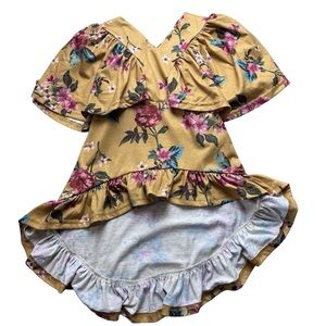Mia Joy Joyfolie Floral High Low Top Size 5 Years